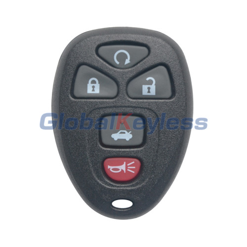 (with battery holder)FCC OUC60270 OUC60221 Remote fob shell 5 buton for GM