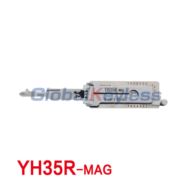 YH35R-MAG Lishi 2 in 1 Pick Decoder Tool