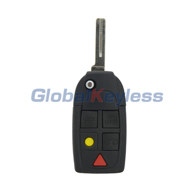 FCC LQNP2T-APU Flip key replacement shell for VOLVO C30 C70 S40 S60 S80 V50 V70 XC60 XC70 XC90 2003-2014 PN 8688799