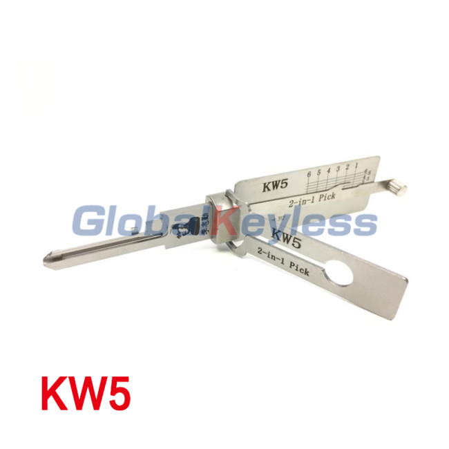 KW5 2-in-1 Pick Decoder Lishi Residential tool