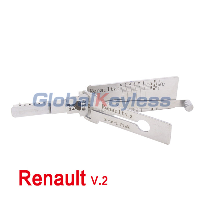 LISHI Renault V.2 2-in-1 Auto Pick and Decoder For Renault