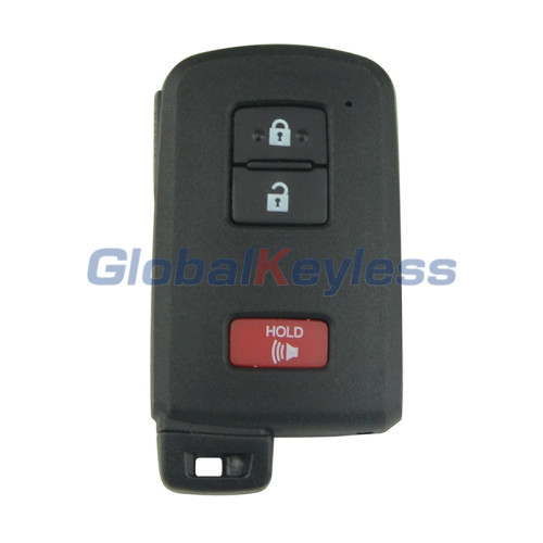 FCC HYQ14FBA Smart key shell 3 button for Toyota Prius C