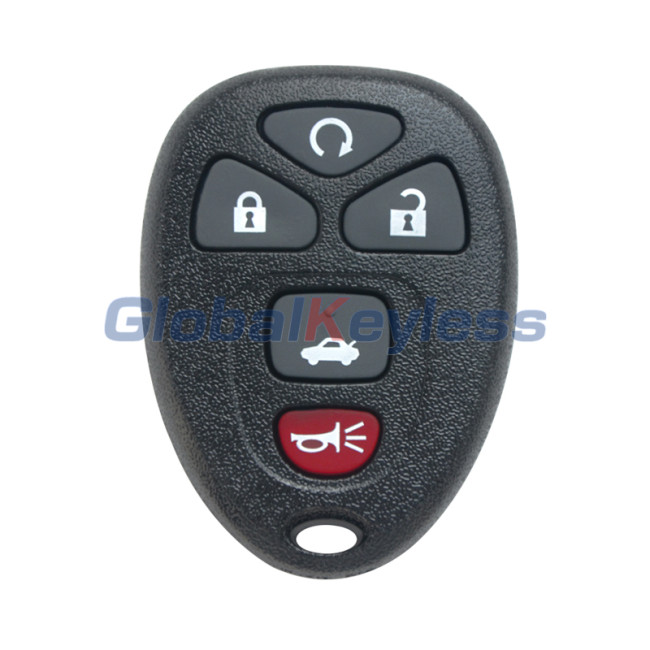 (No battery holder) FCC KOBGT04A Remote fob shell 5 button for GM Pontiac G5 G6 Solstice Saturn Aura Sky