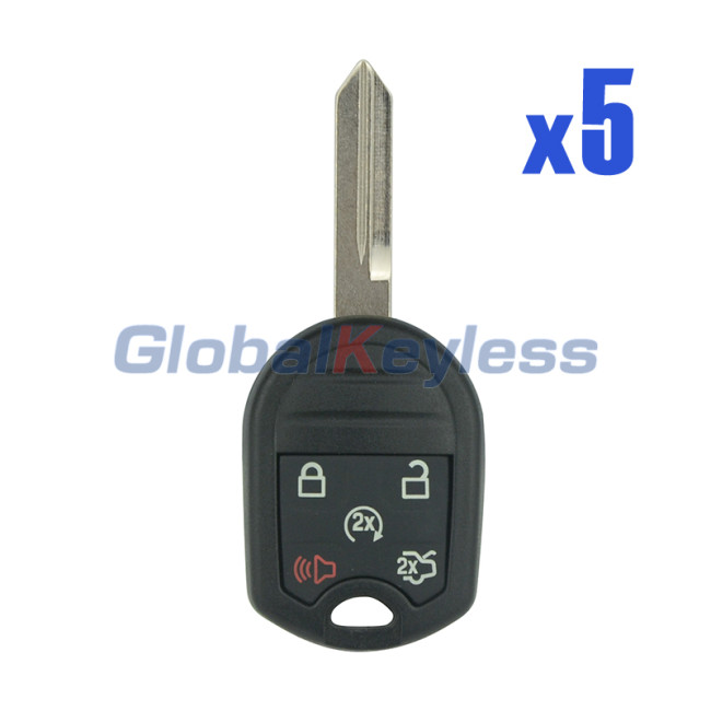 FCC CWTWB1U793 Remote key 5 button 315Mhz 4D63 80 BIT chip for Ford Expedition Explorer 2012-2014 PN 164-R8000 (Pack of 5)