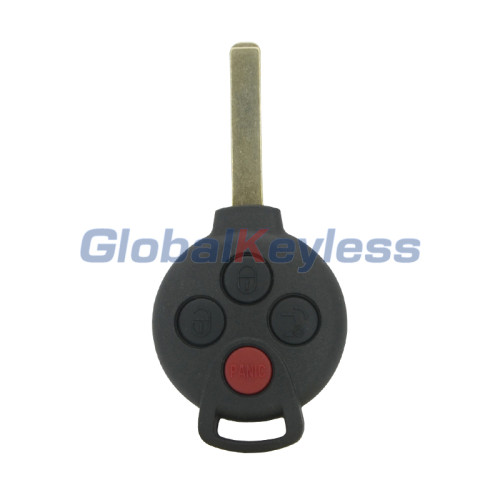 FCC KR55WK45144 Remote key shell 4 button for Mercedes Smart Fortwo 2005-2014
