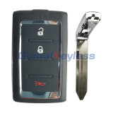 2021 Jeep Wagoneer / 3 button Smart key shell  / M3NWXF0B1