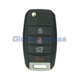 2014 2015 Kia Optima /4 button Flip key shell / KHY37 / PN: 95430-2T560 / NYODD4TX1306