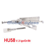 Lishi 2in1 Decoder HU58 v.3 Ign/Dr/Bt