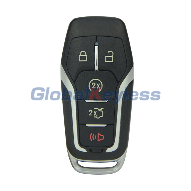FCC M3N-A2C31243300 smart key shell 5 button 164-R7989 for Ford Fusion 2013 2014 2015