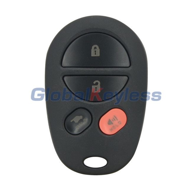 Remote fob shell 4 button for Toyota Highlander Sequoia Sienna
