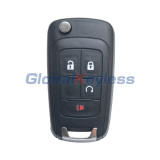 20873620 flip key shell 4 button for Chevrolet Sonic Equinox 2010-2015