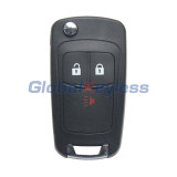 Flip key shell 3 button for 2015 2016 Chevrolet Spark FCC A2GM3AFUS03