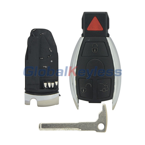 IYZDC11 IYZDC07 IYDC10 Smart key shell 4button with battery holder for Mercedes Benz E350 C350 ML350 SLK350 GLK350 2009 2010 2011 2012