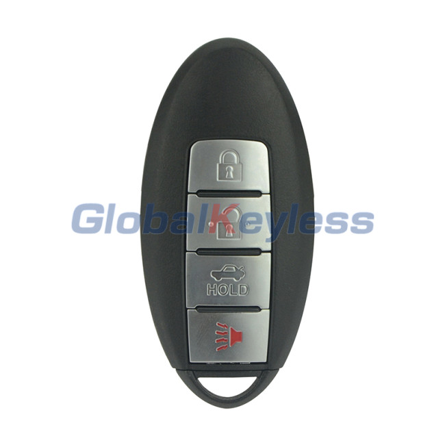 FCC KR55WK48903 Smart key shell 4 button for Nissan key shell (with notch)