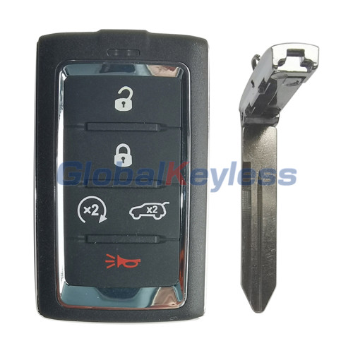 2021-2022 Jeep Grand Wagoneer / 5 button Smart key / 433mhz 4A chip / PN:68469565AA / M3NWXF0B1