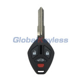 Remote key shell 3+1 button MIT8 for Mitsubishi