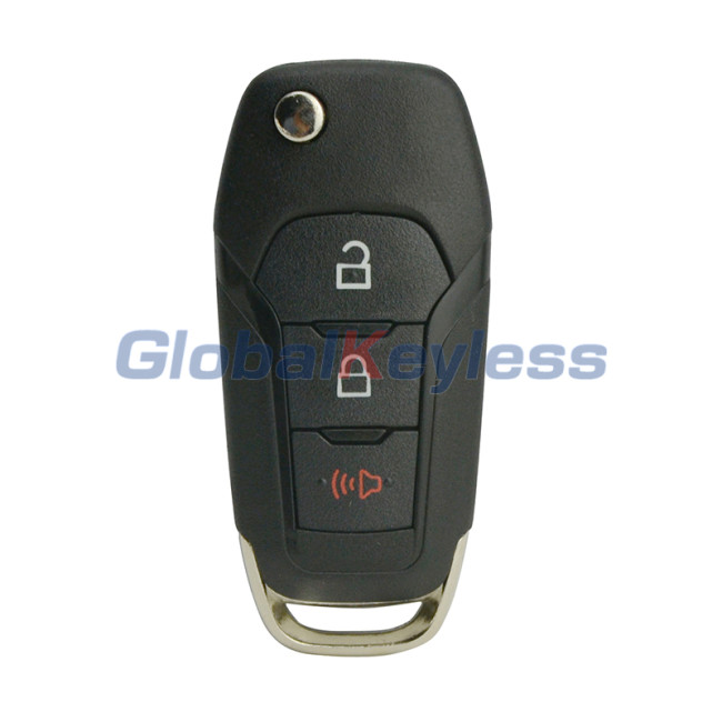 FCC N5F-A08TAA flip key shell 3 button for Ford Explorer Ford F-150 2016 2017 PN 164-R8130