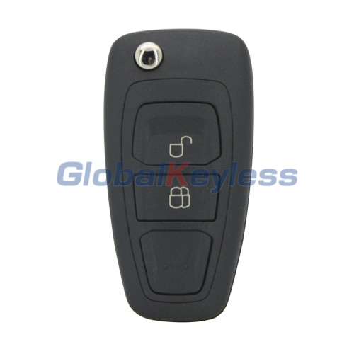 PN 1919604 5WK50165 Flip key 2 button 434mhz FSK with 4D63 80 bit chip for Ford Ranger 2011-2015