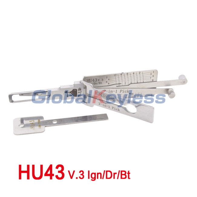 Lishi 2in1 Pick HU43 v.3 Ign/Dr/Bt