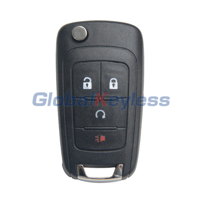 FCC KR55WK50073 2014 Chevrolet Impala Remote Flip Key 315 Mhz 4 Button OHT01060512