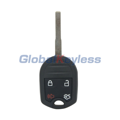Remote head key shell 4 button HU101 blade for Ford Fiesta Focus Transit PN 164-R7976