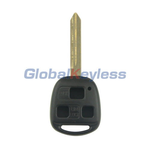 Remote key shell 3 button TOY47 blade for Toyota Yaris 2010
