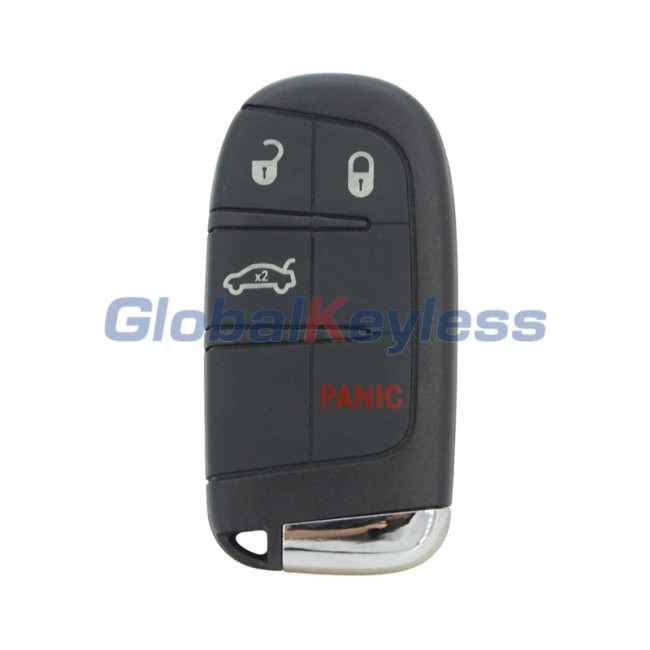 FCC M3N-40821302 Smart key shell 4 button for Jeep Renegade 2015 2016 included SIP22 key blade