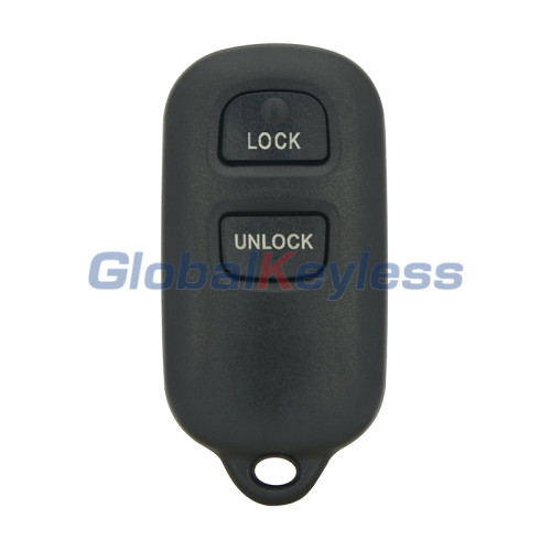 (with Square back inside)Remote fob shell 3button for Toyota Yaris Tundra Scion xB 2004 2005 2006 PN 89742-20200  89742-0C020  89742-42120