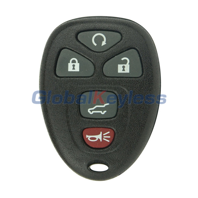 FCC KOBGT04A remote fob 5 button 315Mhz for Pontiac G5 G6 Chevrolet Malibu Saturn Aura 2007