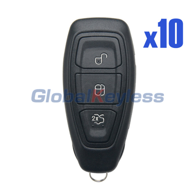 Smart key shell 3 button for Ford Kuga Fiesta Focus (Pack of 10)