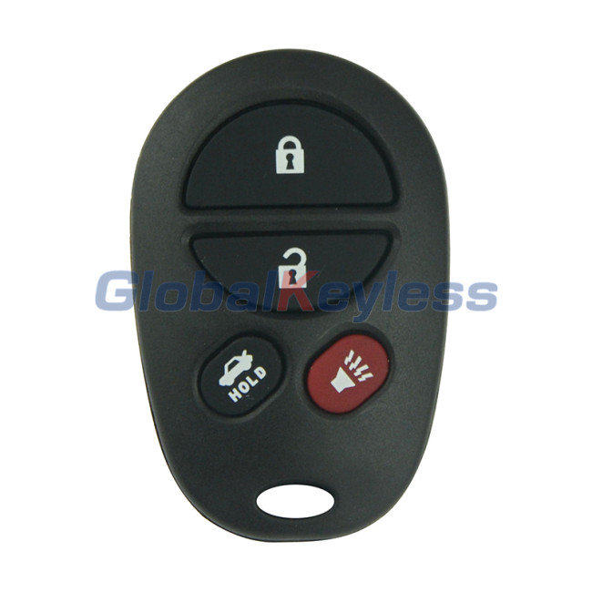 FCC GQ43VT20T Remote fob 4 button 315Mhz for Toyota AVALON