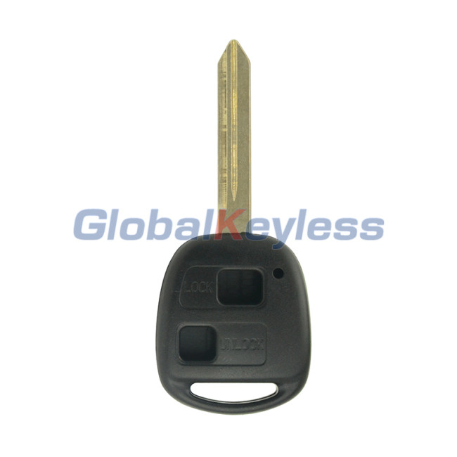 Remote key shell 2 button TOY47 blade for Toyota Yaris 2006-2011