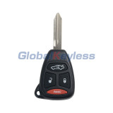 FCC KOBDT04A Remote head key shell 4 button for Chrysler Aspen Dodge Charger Durango Jeep Commander 2007
