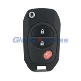 Modified flip key shell 3 button TOY43 blade for Toyota Sequoia