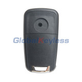 Flip key shell 5 button for Chevrolet Camaro Cruze Equinox Malibu 2010-2016 (Pack of 10)