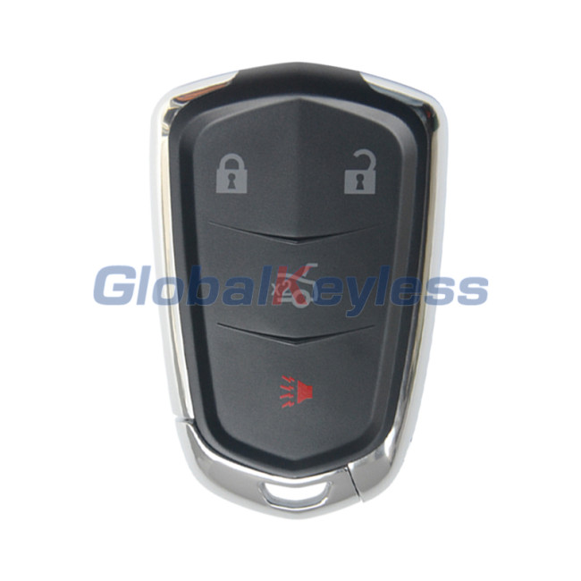PN 13580811 Smart key shell 4 button for Cadillac  ATS CTS XTS 2014 2015 2016 2017 2018 FCC HYQ2AB