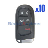 FCC GQ4-54T smart key shell 5 button for Jeep Cherokee 2014-2017 (Pack of 10)