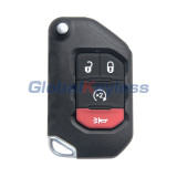 2018-2021 Jeep Wrangler Gladiator / 4-Button Smart Flip Key / 433Mhz 4A chip / PN: 68416784AA / OHT1130261 / SIP22