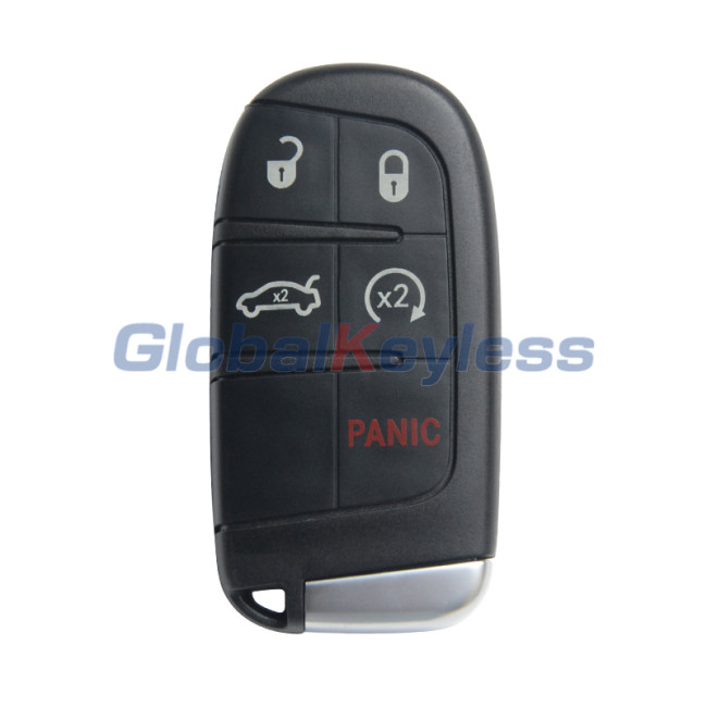 2011-2020 Dodge Chrysler /  5 button Smart key shell  / 5026676 / M3N-40821302