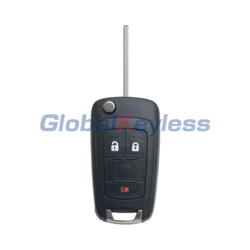 20873621 Flip key shell 3 button for Chevrolet Equinox Sonic