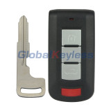 FCC OUC644M-KEY-N  8637A228 smart key shell 4 button for Mitsubishi LANCER