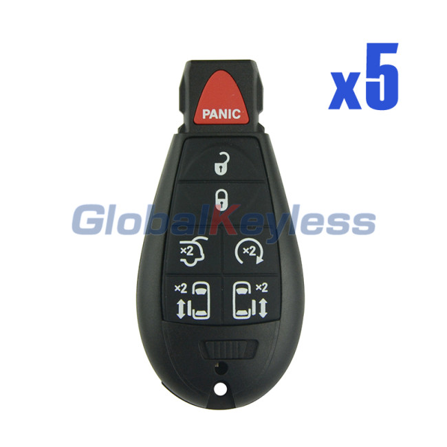 Fobik key 434Mhz IYZ-C01C for Chrysler Town & Country Mini Van (Pack of 5)