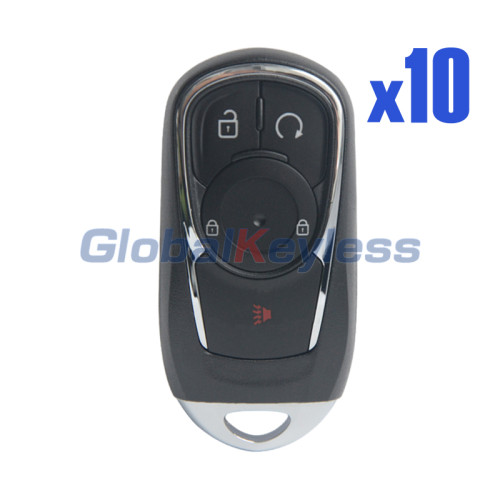 FCC HYQ4AA smart key shell 4 button for 2017 2018 Buick Encore (Pack of 10)