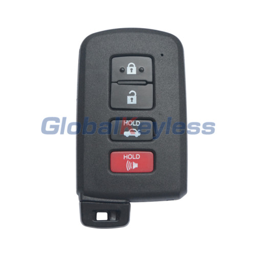 FCC HYQ14FBA Smart key 315MHZ 4 button 8A chip for 2012-2018 Toyota Avalon Camry Corolla  P/N 89904-06140(PCB 281451-0020 )