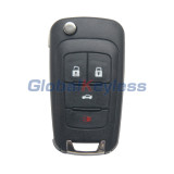 FCC OHT01060512 Flip keyless key 4 button 315Mhz HITAG2 ID46 PCF7941E for Buick Encore Lacrosse Chevrolet Cruze Malibu Sonic Orlando 2010-2016 PN 13504200