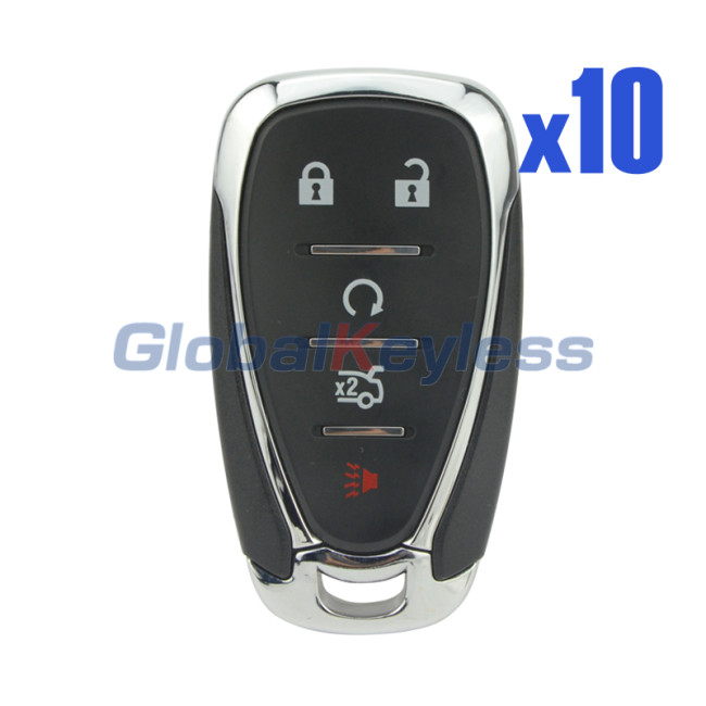 FCC HYQ4EA Smart key shell 5 button for Chevrolet Camaro Cruze Malibu 2016-2020 (Pack of 10)