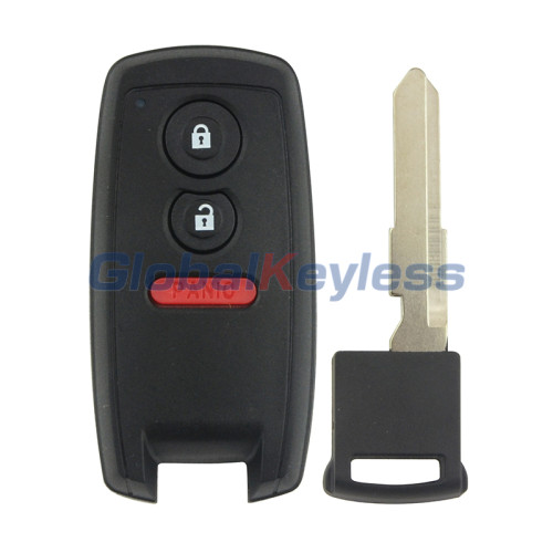 37172-64J00 Smart key shell 3 button for KBRTS003 Suzuki GRAND VITARA SX4 2006-2010 (Pack of 10)