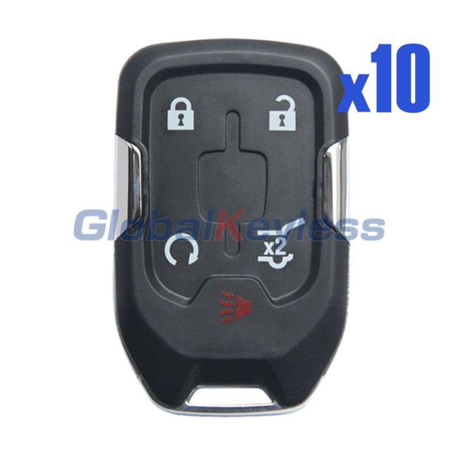 FCC HYQ1EA Smart key shell 5 button for Chevrolet GMC Acadia (Pack of 10)