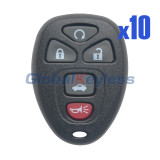 (with battery holder)FCC OUC60270 OUC60221 Remote fob shell 5 buton for GM (Pack of 10)