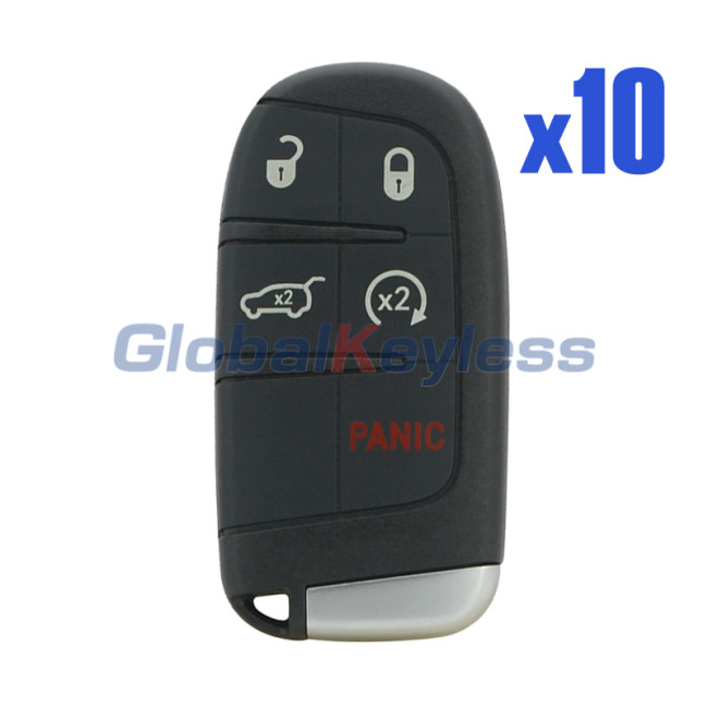 FCC M3N-40821302 smart key shell for Dodge Durango 2014-2016 (Pack of 10)